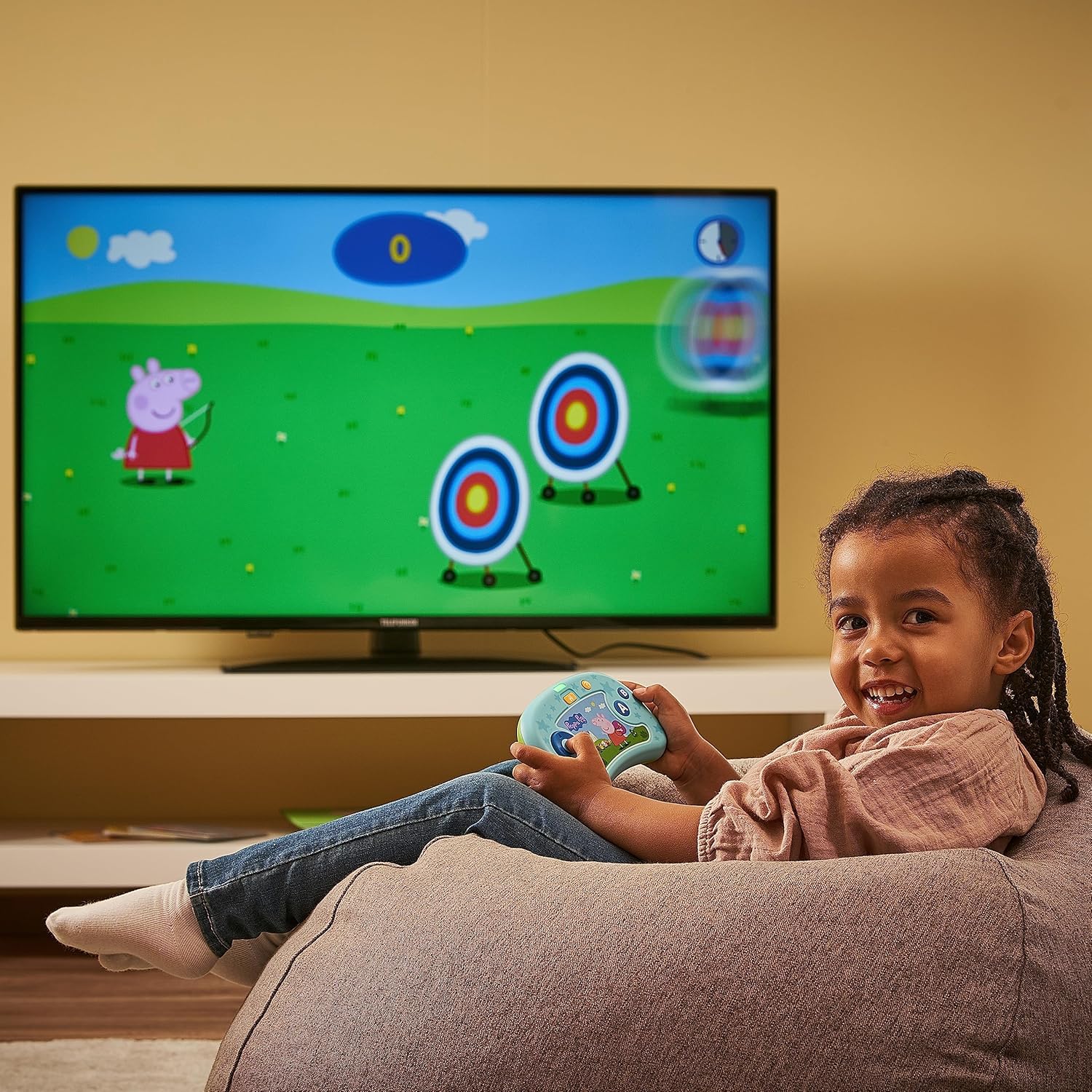 Thumbnail 5 de VTech ABC Smile TV – Peppa Pig Lernkonsole für den Fernseher (HDMI-Stick, kabellos)