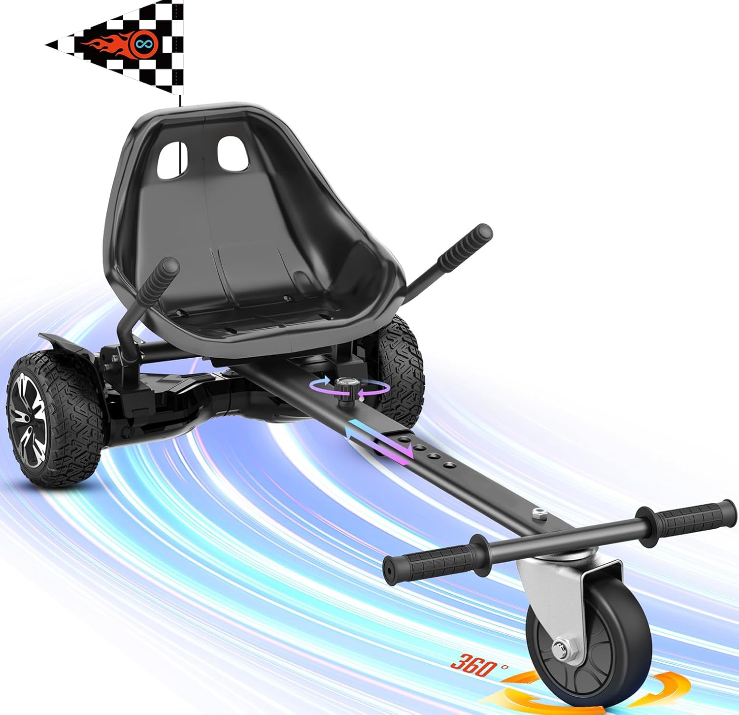 Thumbnail 6 de Gyroor Go Kart Conversion Seat Attachment for 6.5"