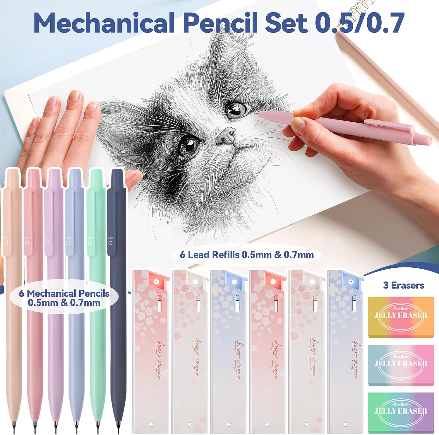 Thumbnail 4 de DazSpirit Stationery Schulzubehör 61 Stück ✏