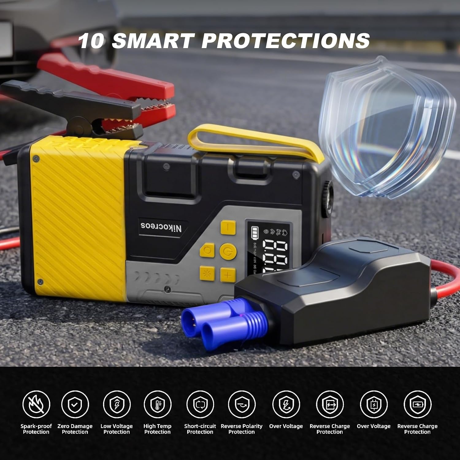 Thumbnail 6 de Portable Jump Starter 3000A with Air Compressor