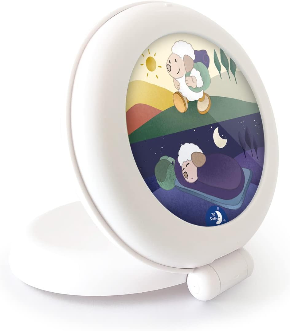 Detalle de Pabobo Kid Sleep Réveil Éducatif Nomade pour Enfants – Jour/Nuit, Blanc