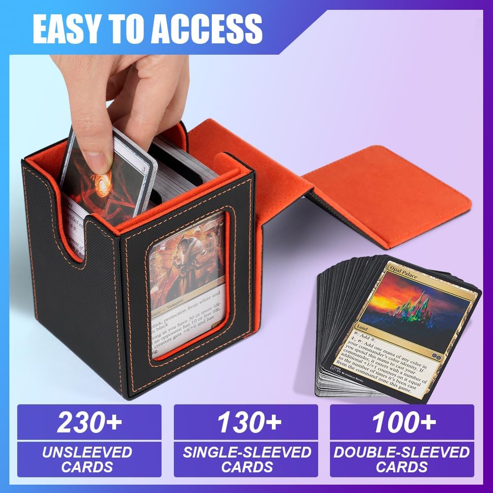 Thumbnail 3 de Aolso Deck Box Magnetic Flip – Scatola porta carte da collezione con capacità 100 carte