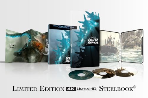 Detalle de Godzilla Minus One - Limited Edition Steelbook (4K Ultra HD + Blu-ray)