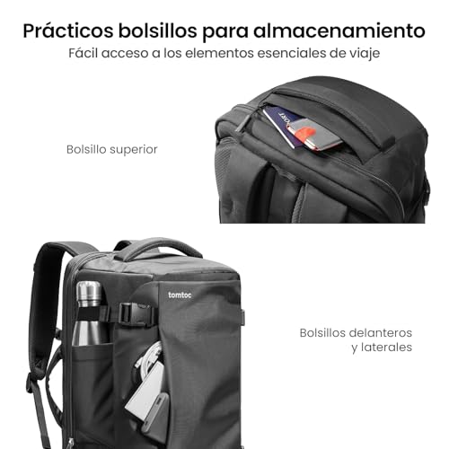 Thumbnail 4 de tomtoc 40L Mochila de viaje TSA Friendly 40L