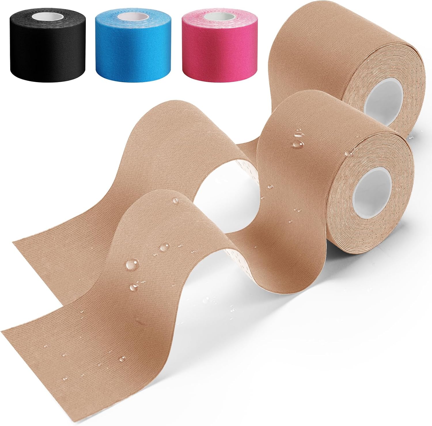 Detalle de HONYAO Kinesiology Tape 2 Rolls 5m