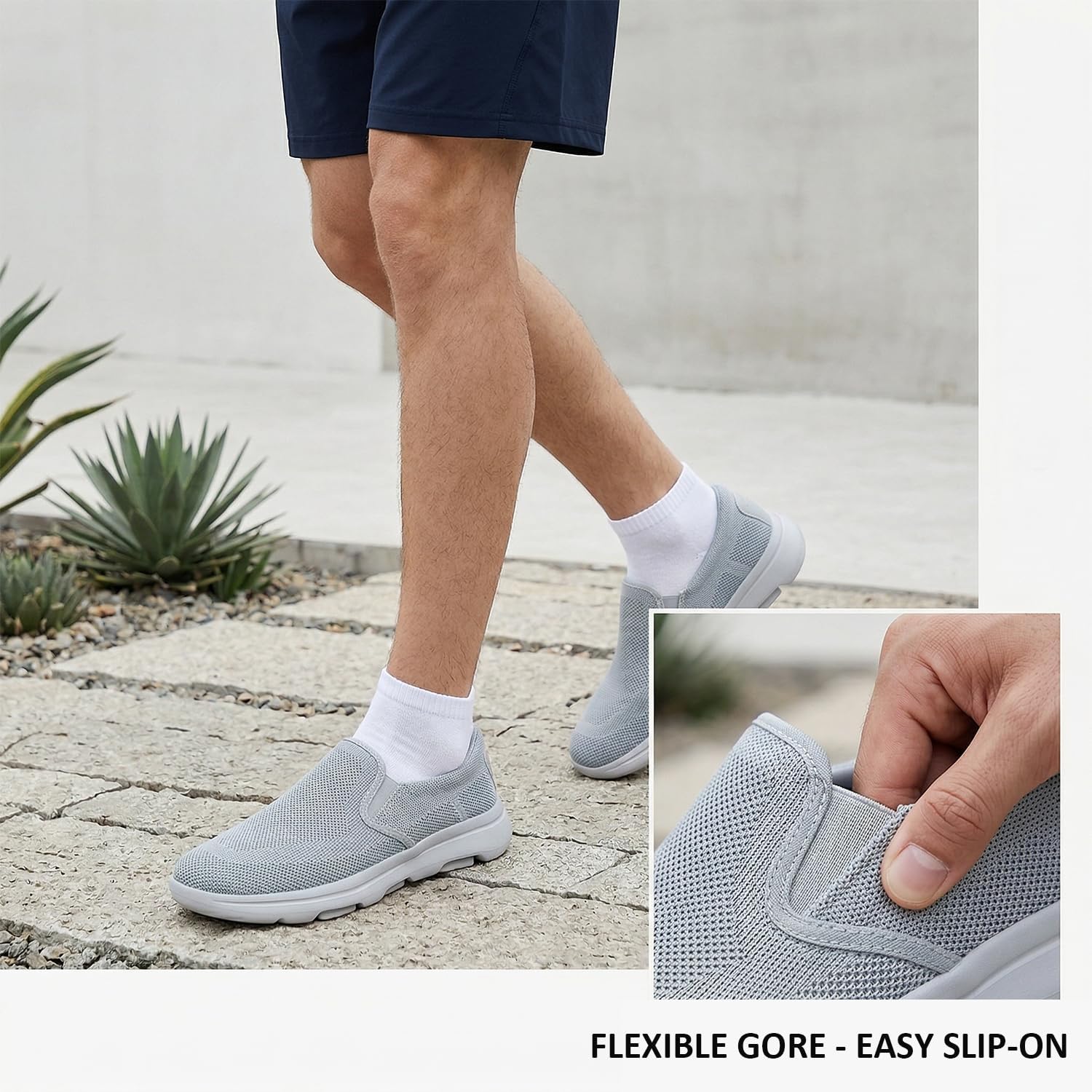 Thumbnail 3 de TIOSEBON Herren Slip On Loafers – Bequeme Freizeitschuhe für Alltag, Tennis, Arbeit und Autofahren