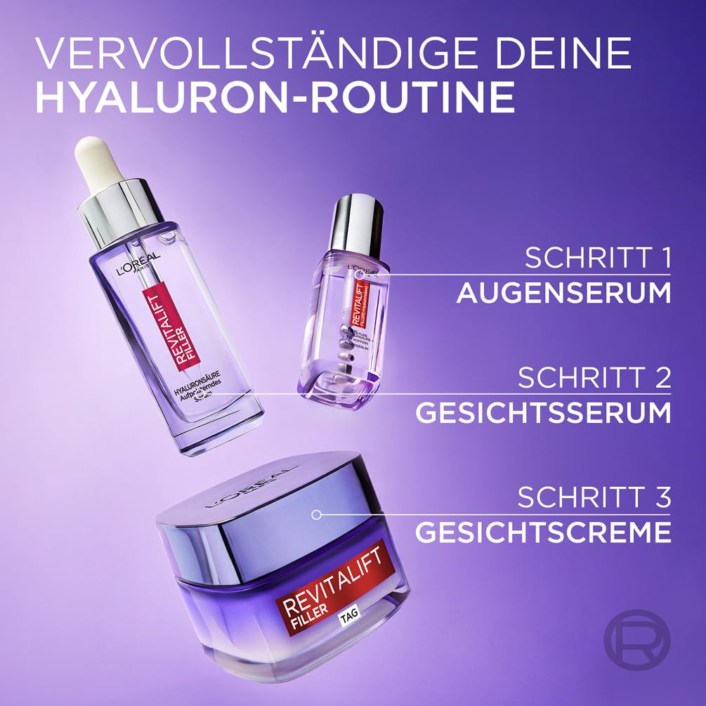 Thumbnail 6 de L'Oréal Paris Revitalift Filler [+Hyaluronsäure] Tagescreme – Anti-Aging Feuchtigkeit, 50 ml