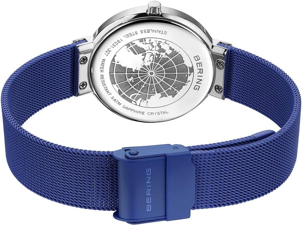 Thumbnail 2 de BERING 19031-999-GWP Montre À Quartz pour Femme – 31 mm, Boîtier acier inoxydable argenté, Cadran multicolore, Bracelet Milanais