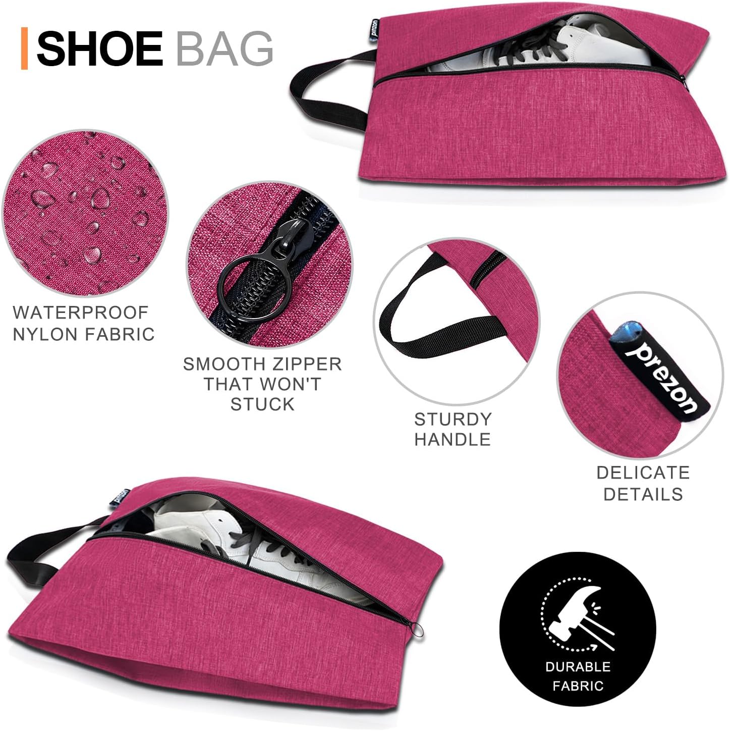 Thumbnail 5 de Prezon Compression Packing Cubes set with shoe bag