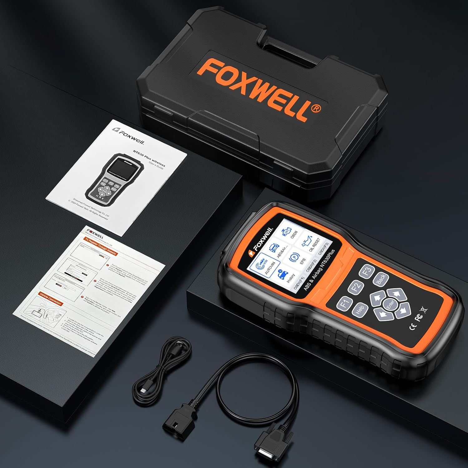 Thumbnail 5 de 2026 FOXWELL NT630 Plus OBD2 Scanner (ABS & SRS) with WiFi, Bidirectional Live Data & OBD-II Reset