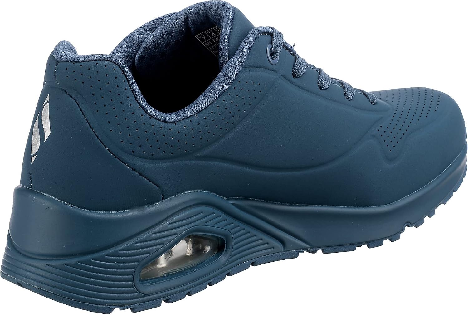 Thumbnail 4 de Skechers Damen Uno Stand On Air Trainers – Blau Durabuck/Mesh, Größe 41 EU