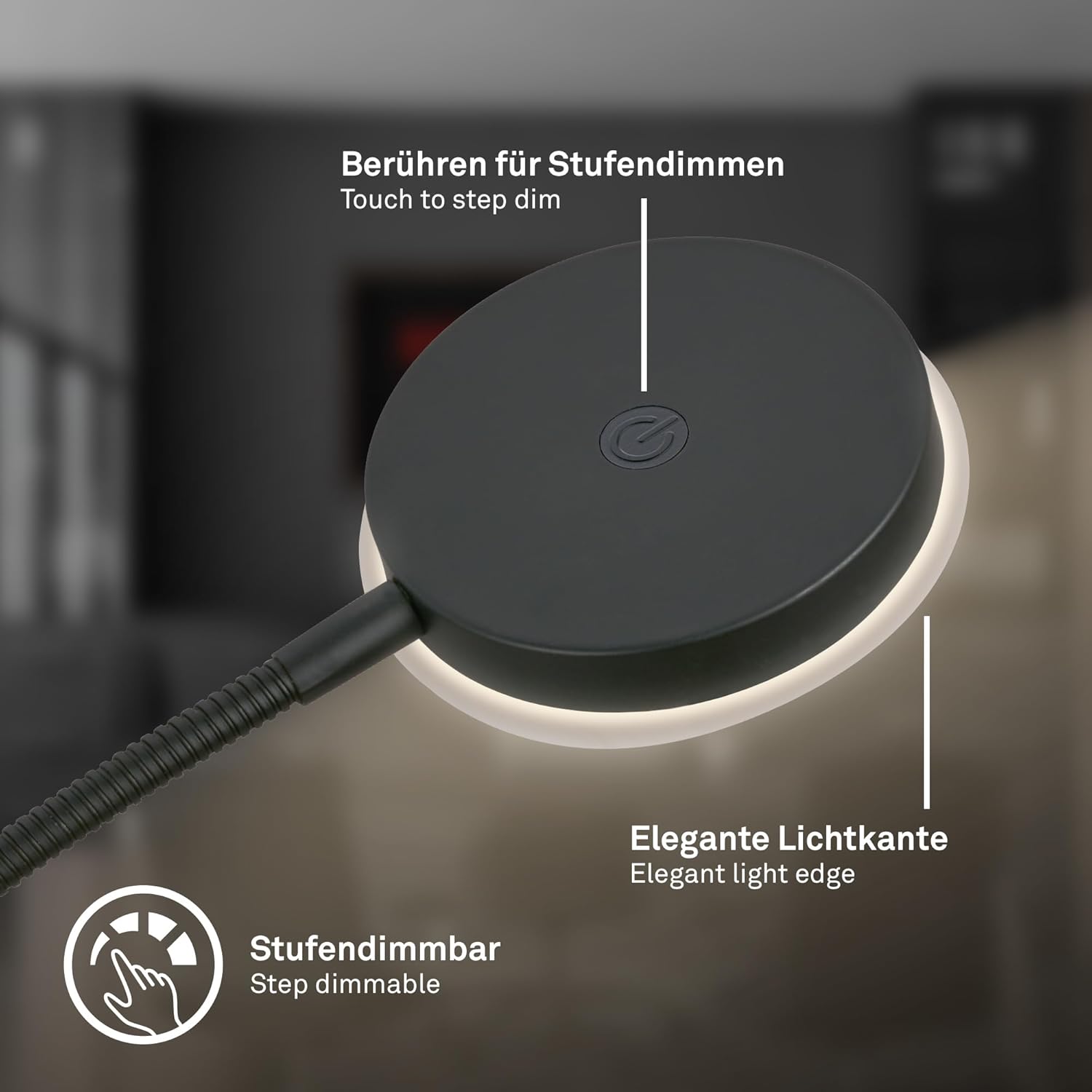 Thumbnail 5 de BRILONER Lampadaire tactile 125,5 cm