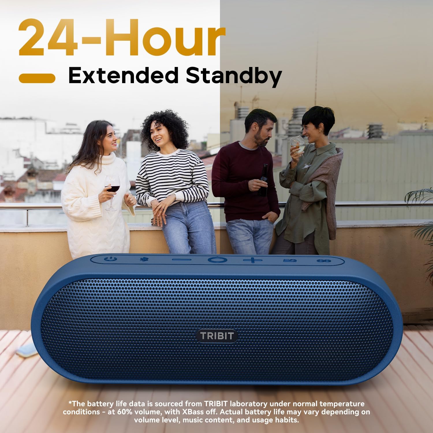 Thumbnail 2 de Tribit XSound Plus 2 Tragbarer Bluetooth-Lautsprecher – 30 W, IPX7, 24h Spielzeit, XBass, Bluetooth 5.3