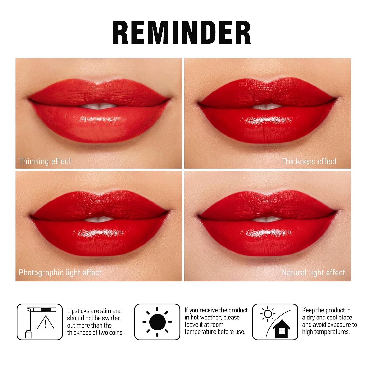Thumbnail 6 de MAKI YIKA Moisture Dark Berry Lipstick (MA049) Hydrating Glossy Lip Color for Dry Lips