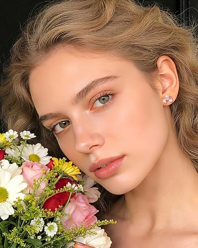 Thumbnail 7 de Zikichiky flower stud earrings in enamel