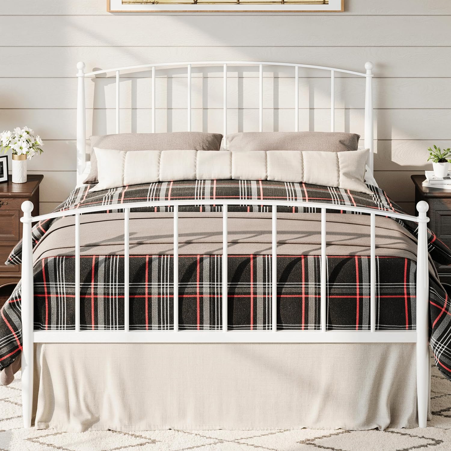 Detalle 2 de Allewie Metal Queen Bed Frame