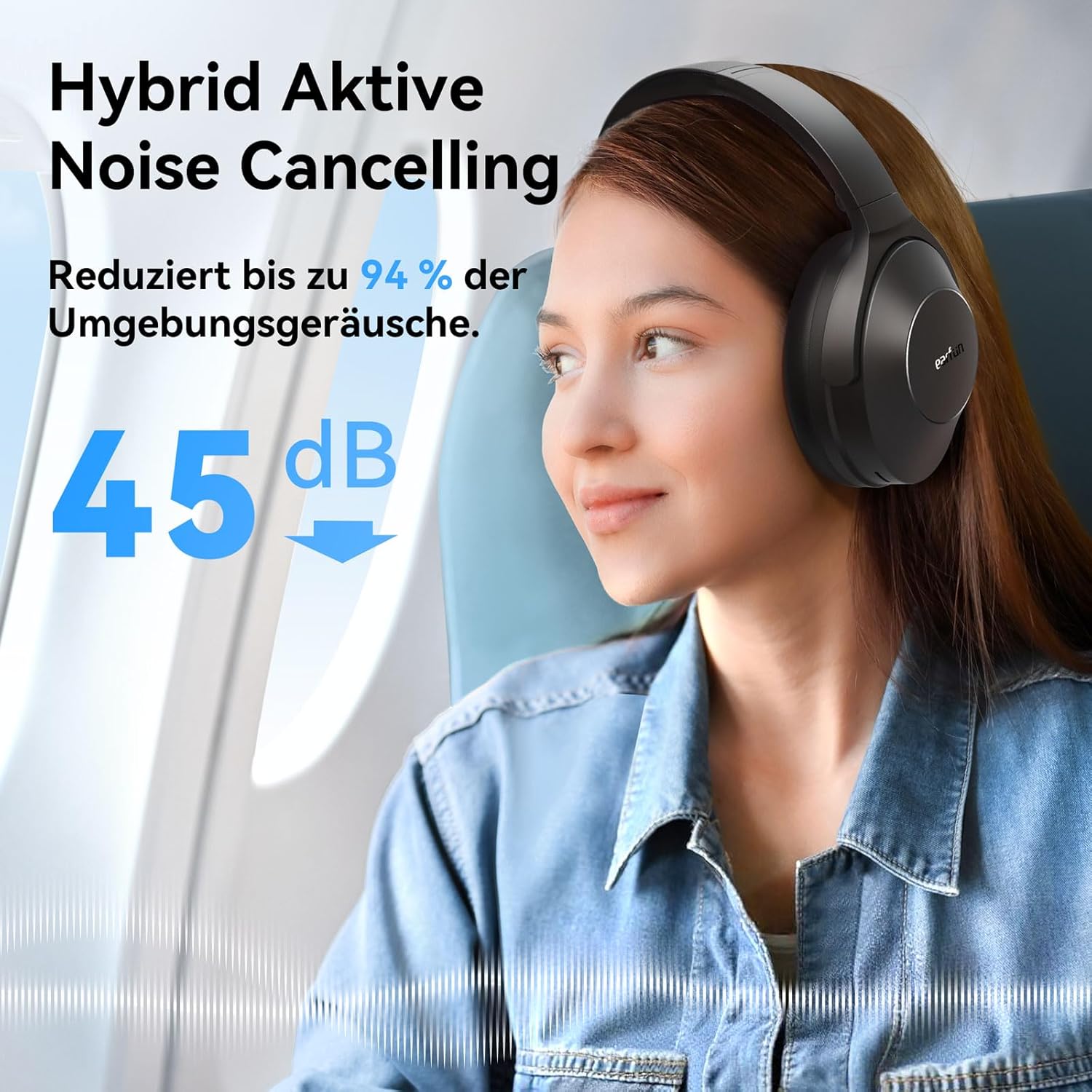 Thumbnail 2 de EarFun Wave Life Over‑Ear Kopfhörer, ANC, 60 Std