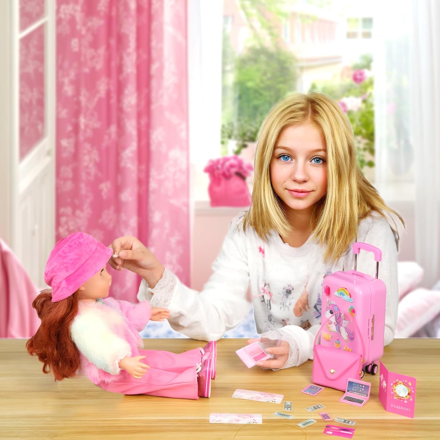 Thumbnail 6 de 18 inch Doll Travel Set, 26-Piece WONDOLL