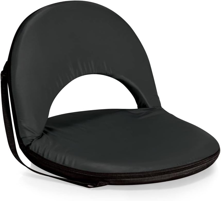 Detalle de Picnic Time Black Green Bay Packers Oniva Stadium Seat with Adjustable Shoulder Strap
