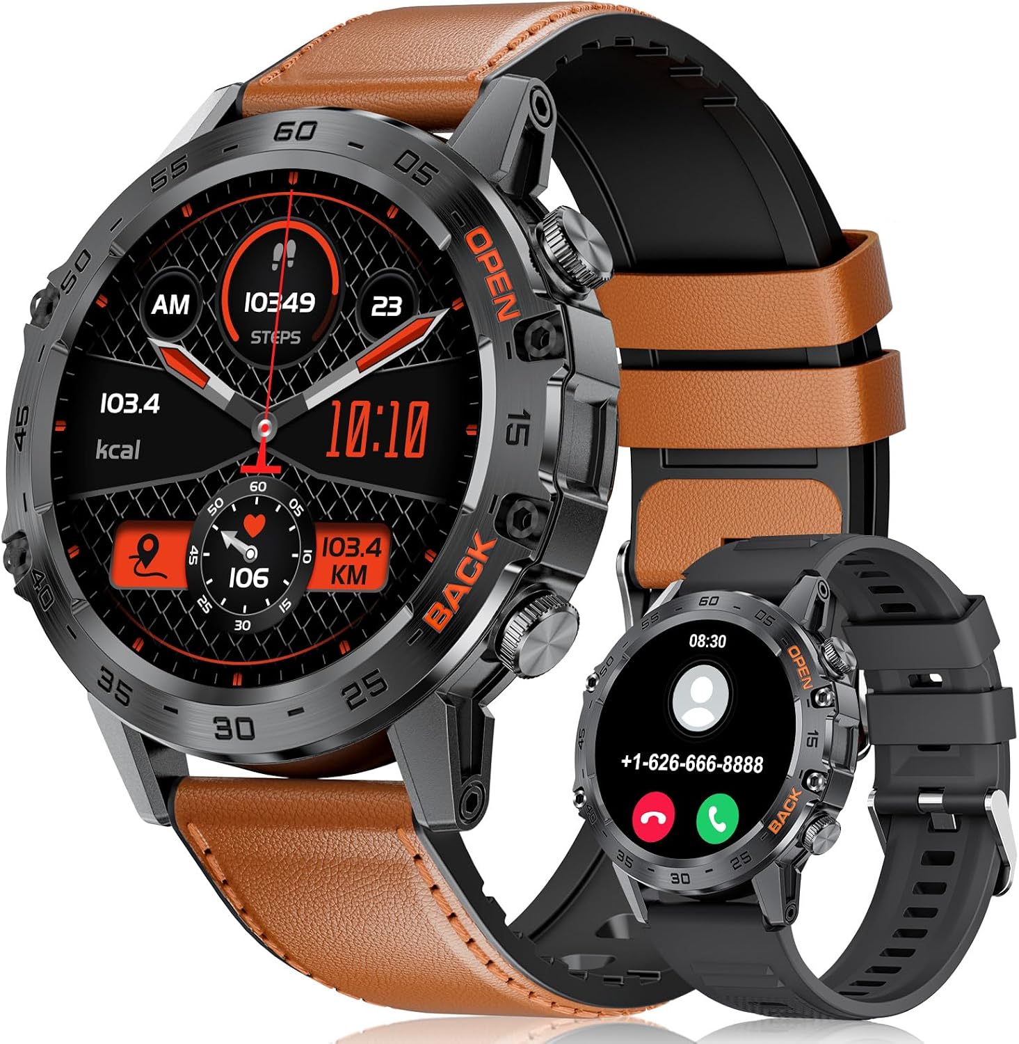 Detalle de LIGE Smartwatch 1,39 Zoll mit Telefonfunktion