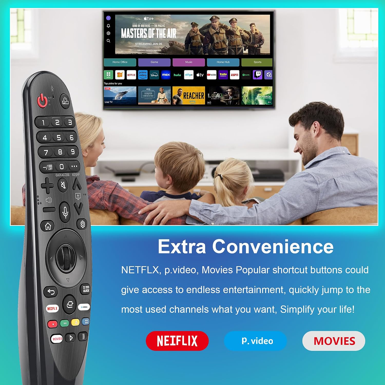 Thumbnail 6 de LG Magic Remote AKB75855501 Replacement