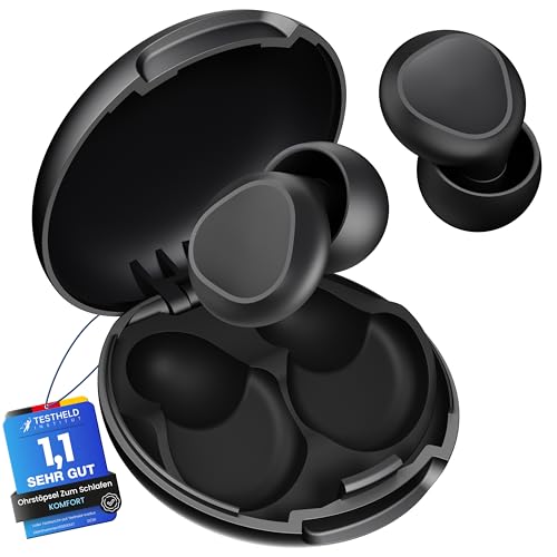 Sokzixx Tapones Oídos Ruido Dormir – 35 dB con SkinFit y 4 tallas (XS S M L)