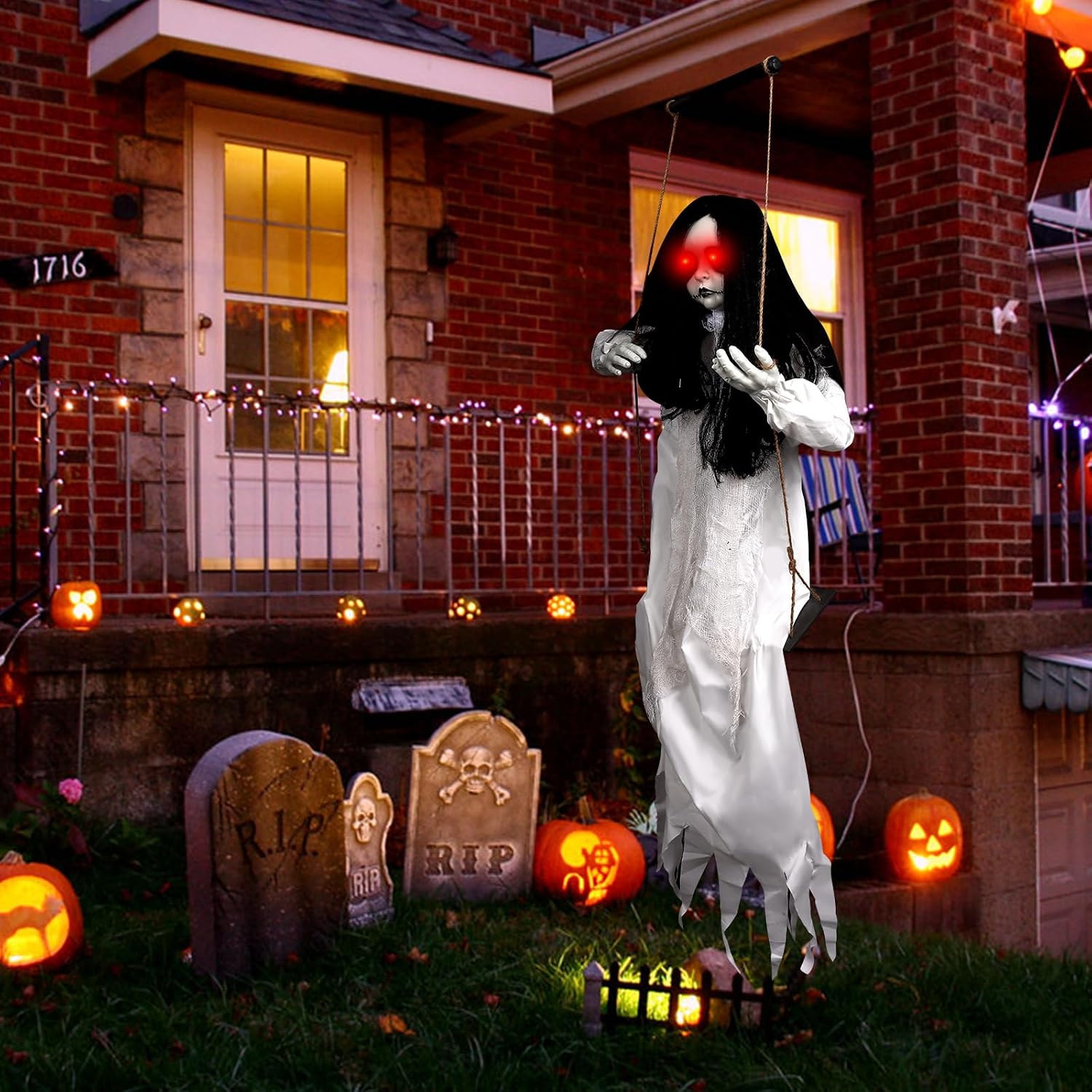 Thumbnail 6 de Hanging Halloween Decoration, 47-Inch Doll