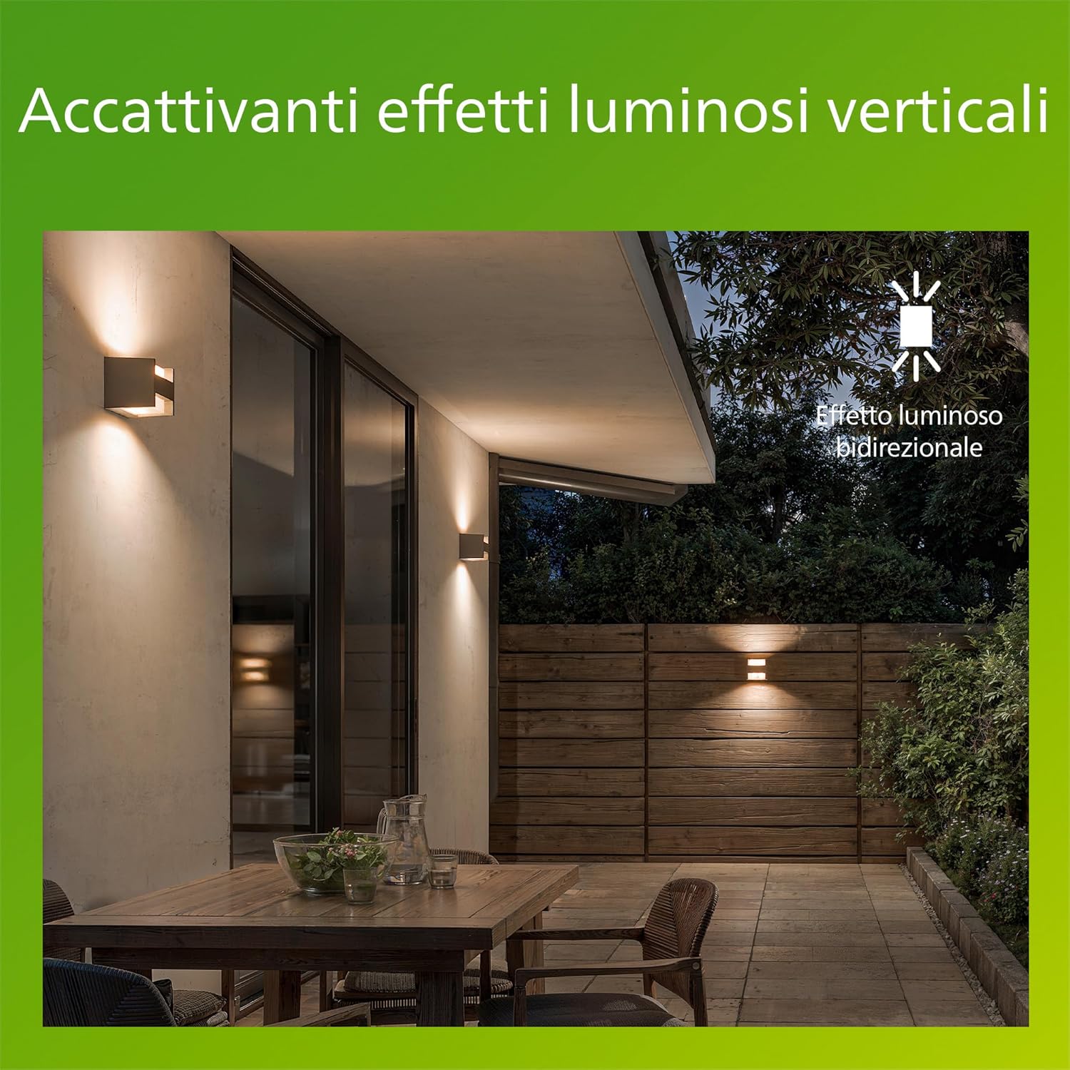 Thumbnail 4 de Philips parete esterna IP44 per giardino, terrazza o patio