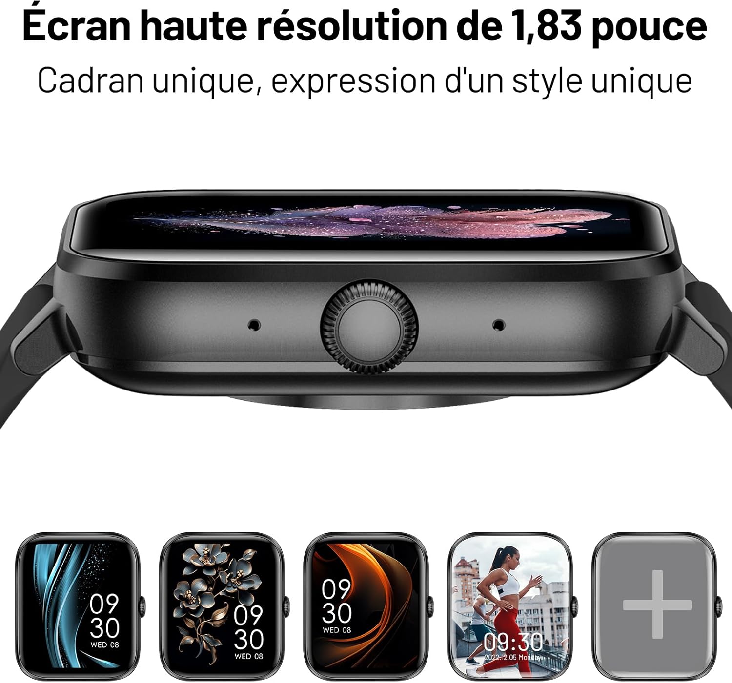 Detalle 2 de UMAwangfit Smartwatch Uomo Donna 1.85": monitoraggio multisport e chiamate Bluetooth in un formato IP68