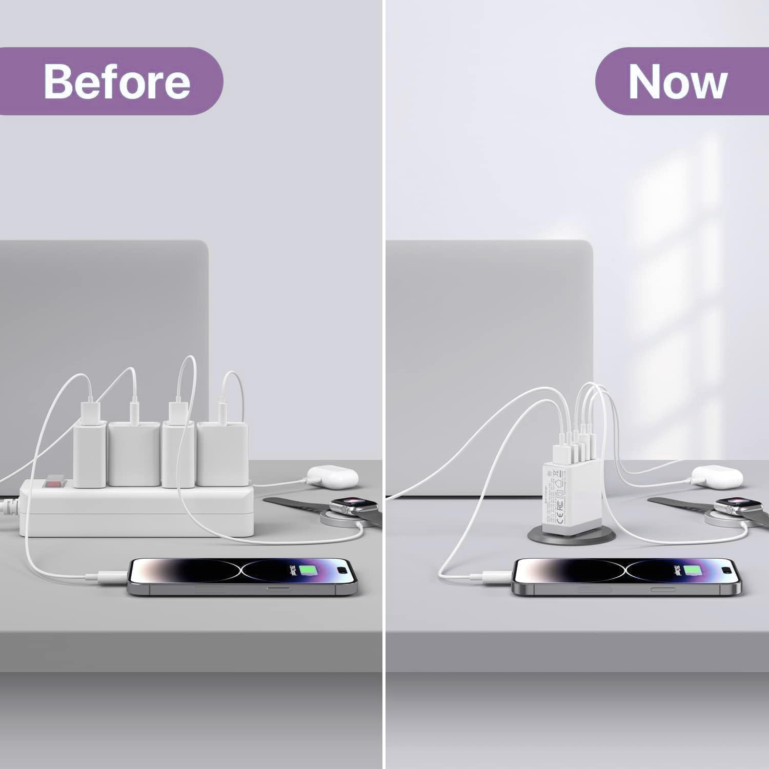 Detalle 2 de USB C Fast Charger 50W 5-Port Plug