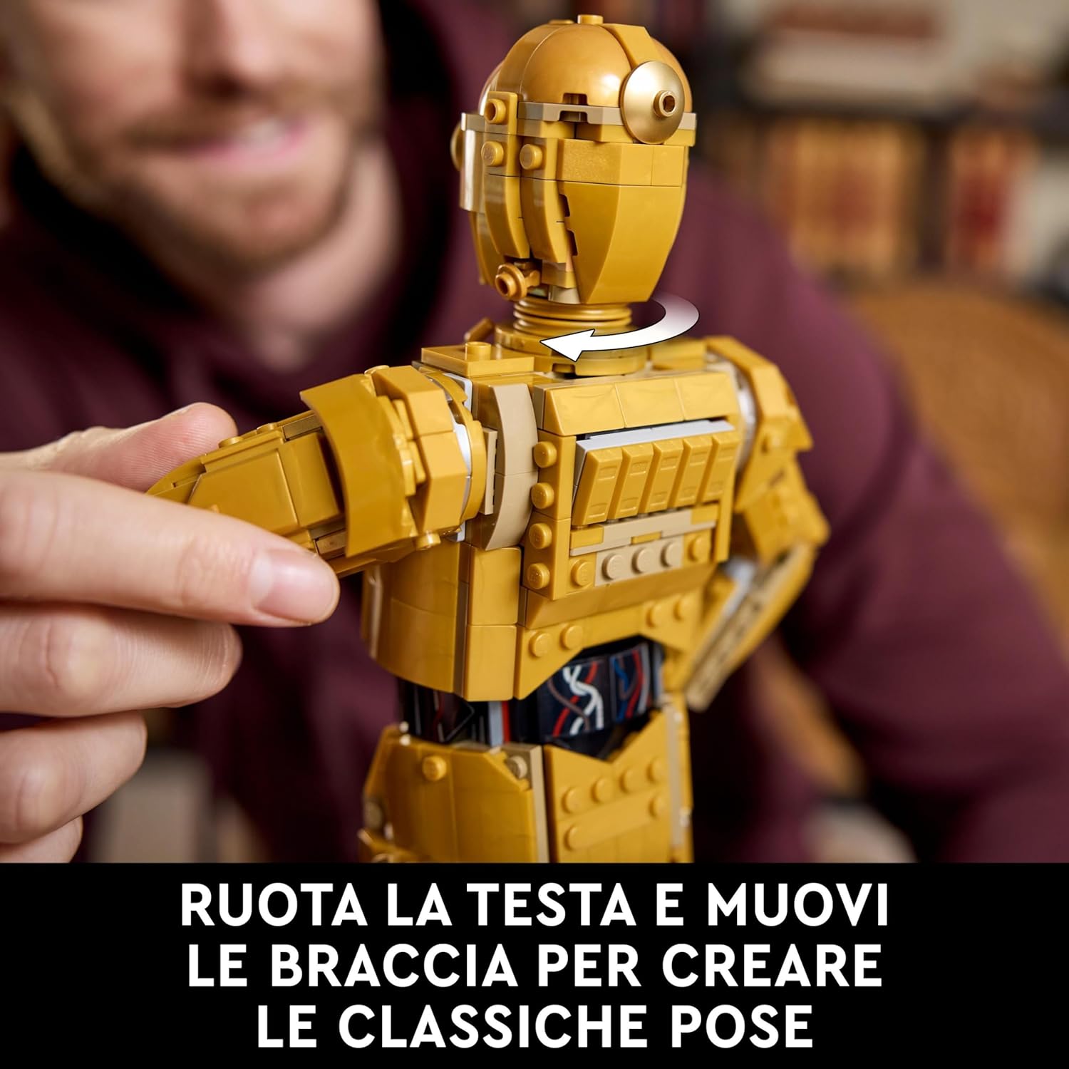 Thumbnail 2 de LEGO Star Wars 75398 C-3PO – Modellino da costruire per esposizione