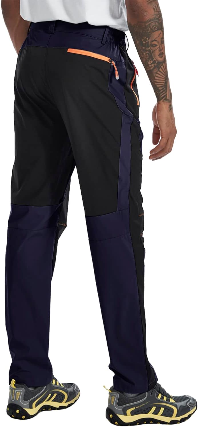 Detalle 2 de TBMPOY Men's Hiking Work Pants, Lightweight, Quick-Dry and Water-Resistant