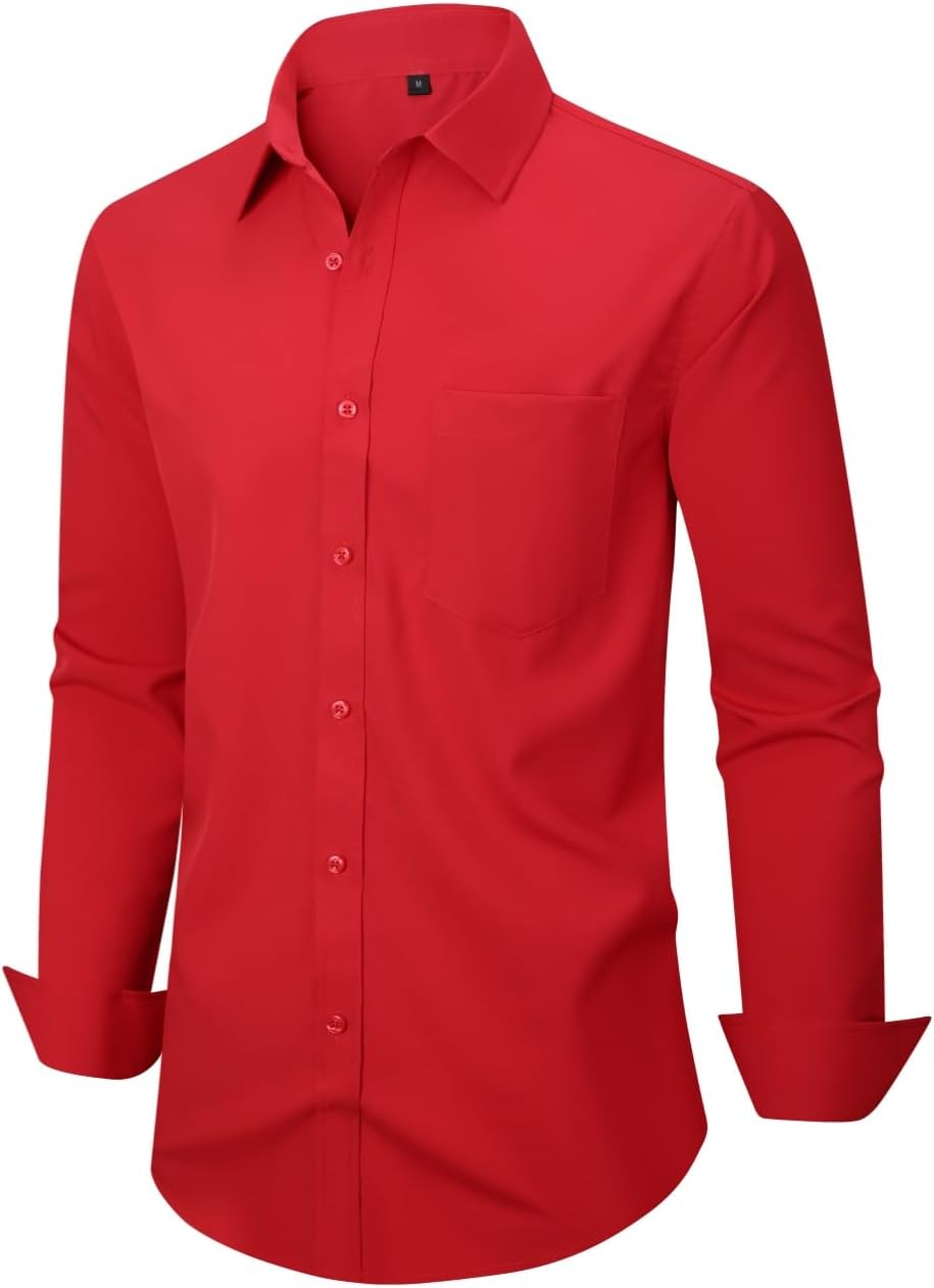 Thumbnail 1 de Lumilk Stretch Dress Shirt Regular Fit with Pockets