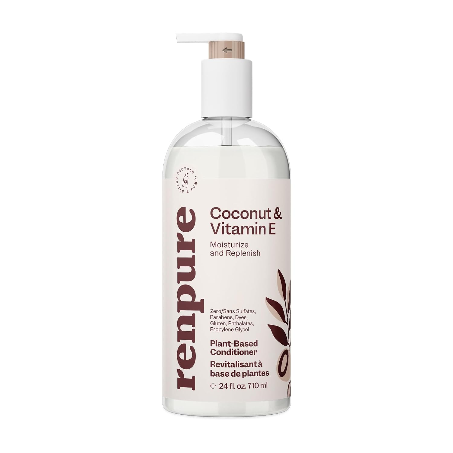 Detalle de Renpure Conditioner Coconut Vitamin E 24 oz