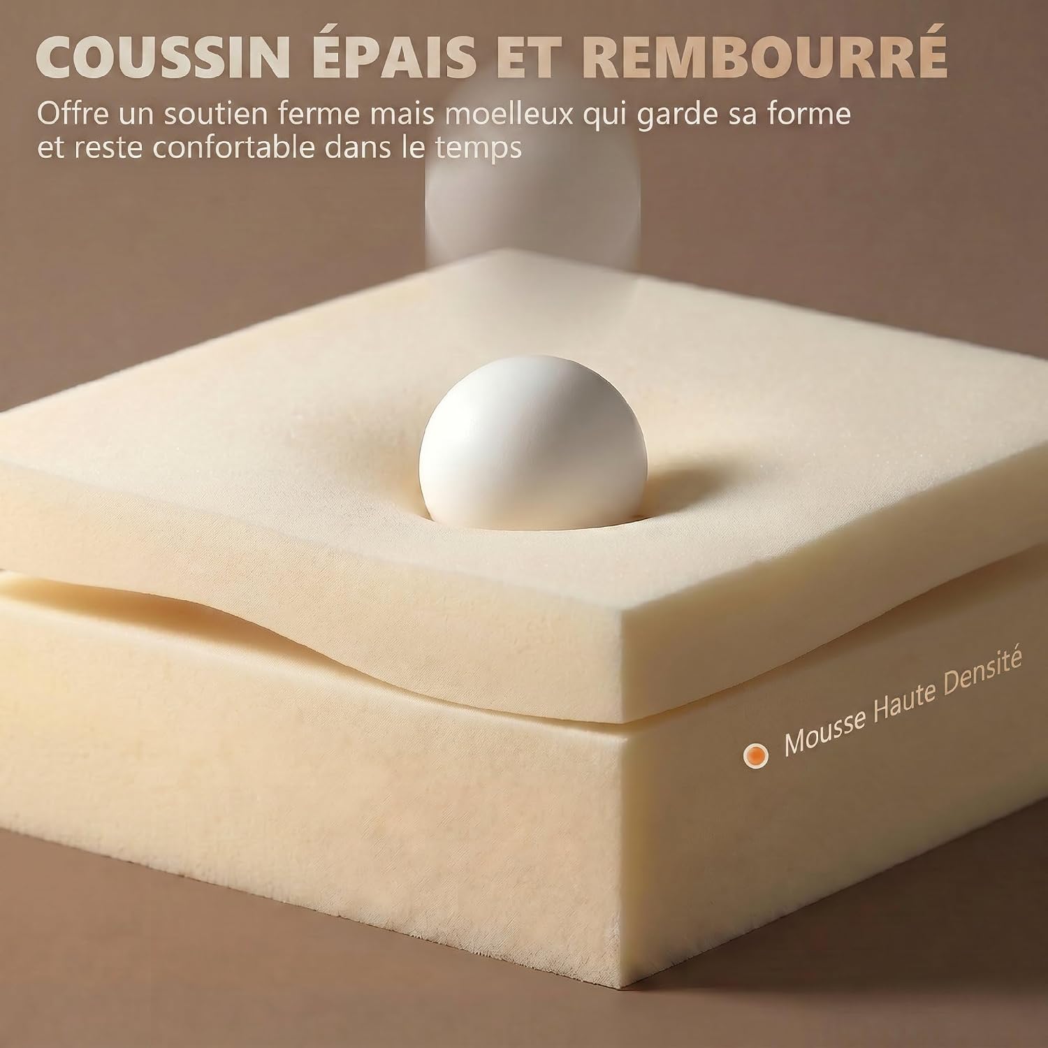 Detalle 2 de Vinsetto Fauteuil de Bureau Massant et Chauffant – Ergonomique, Réglable et Dossier Inclinable