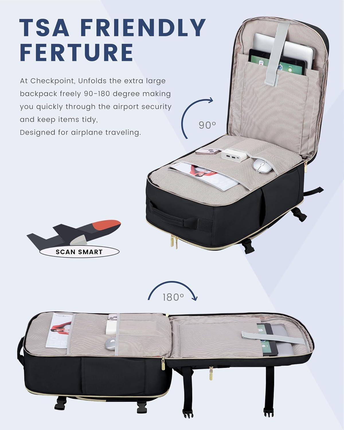 Thumbnail 6 de LOVEVOOK 40L Travel Backpack