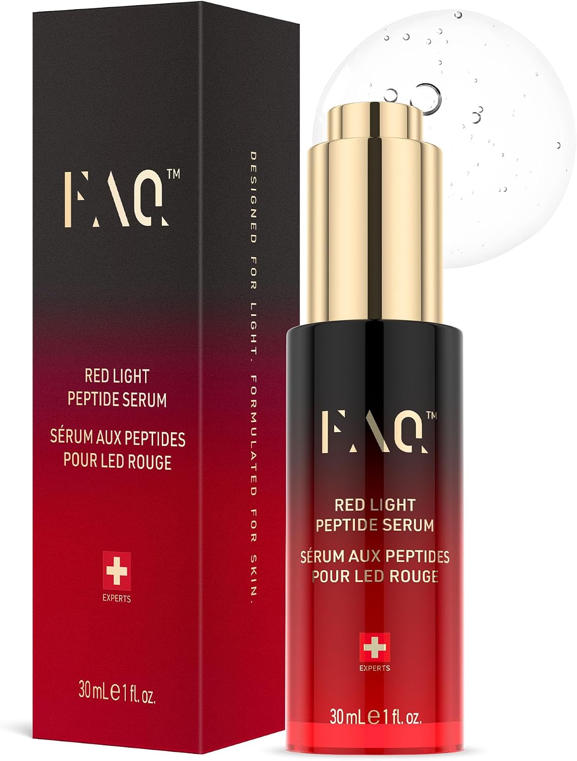 Detalle de FAQ Red Light Peptide Serum 30 ml sérum visage