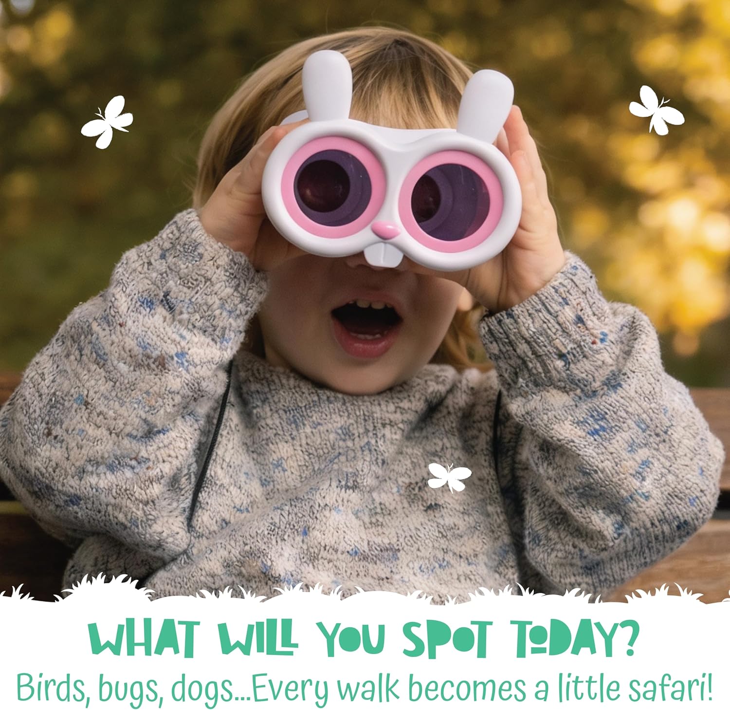 Detalle 2 de Peekimals Kids Binoculars Bunny Rabbit
