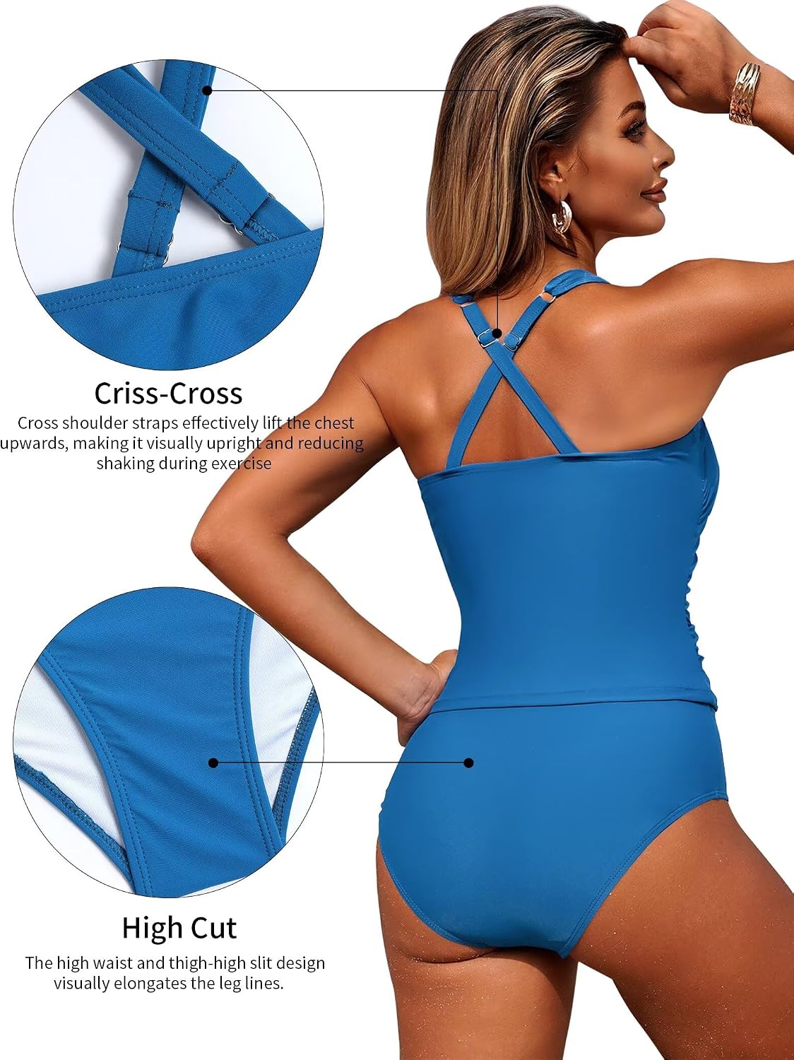 Thumbnail 4 de ZAFUL Tankini Swimsuit