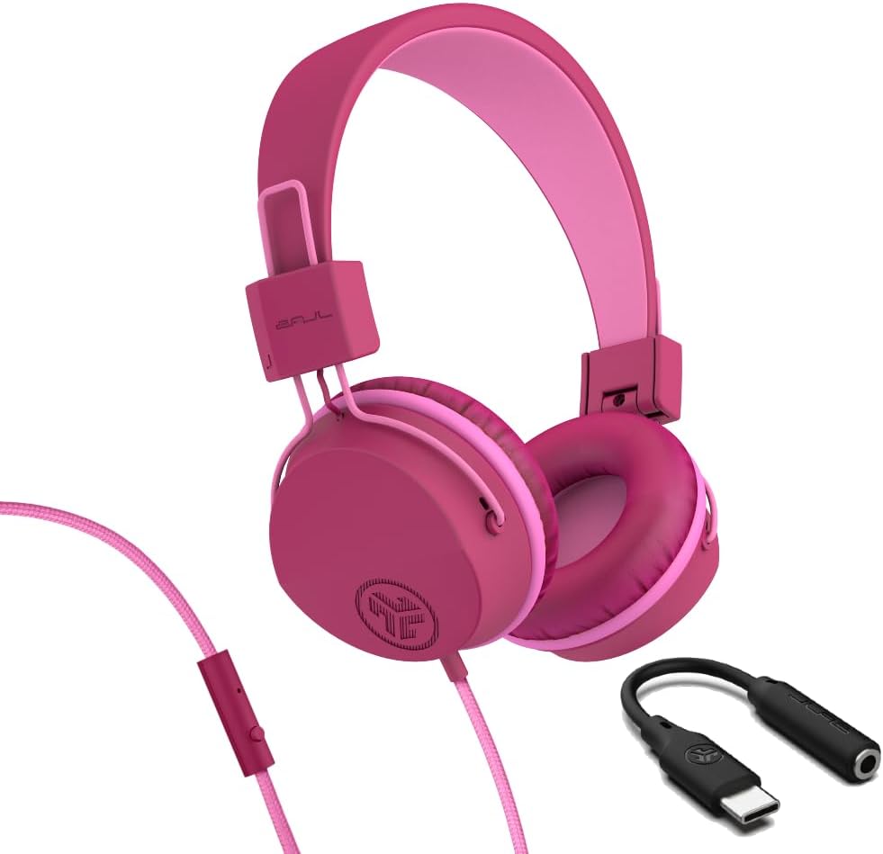 Detalle de JLab Kids' Wired On-Ear Headphones, JBuddies Studio