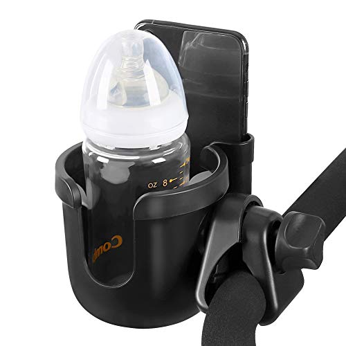Thumbnail 1 de Accmor Stroller Cup Holder with Phone Holder: 2-in-1 Universal Cup & Phone Mount