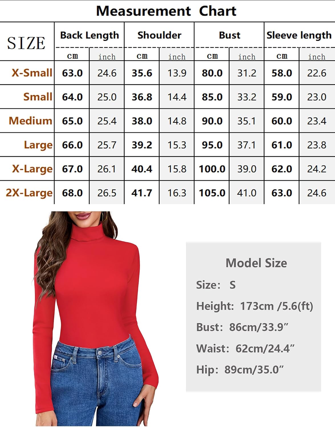Detalle de Aottori Haut Thermique Femme col roulé – T-shirt manches longues Thermoflux pour Automne/Hiver