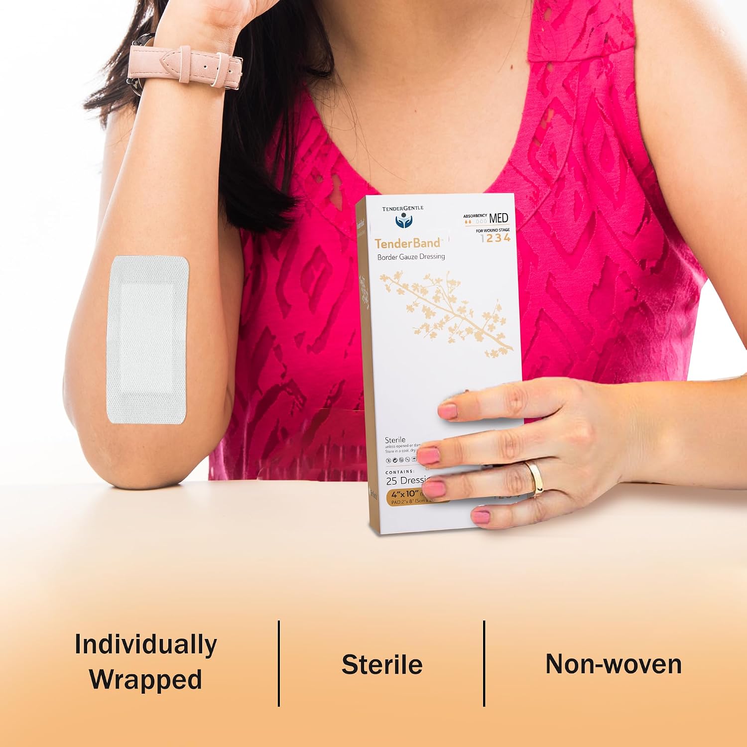 Detalle de Tender Gentle Gauze Island Dressing 4x10