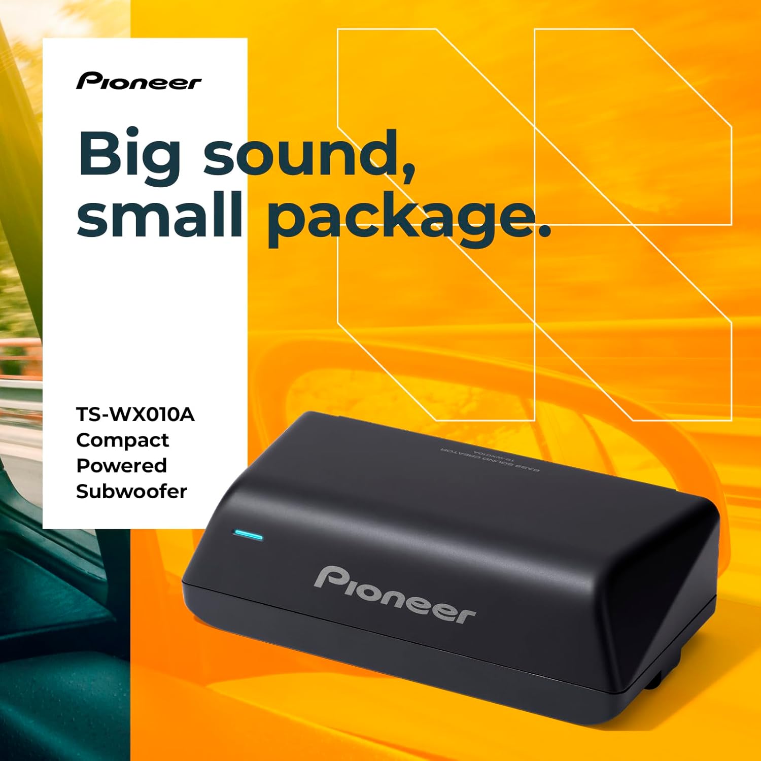 Thumbnail 2 de Pioneer TS-WX010A ultra-compact powered active subwoofer (160 W) for car audio
