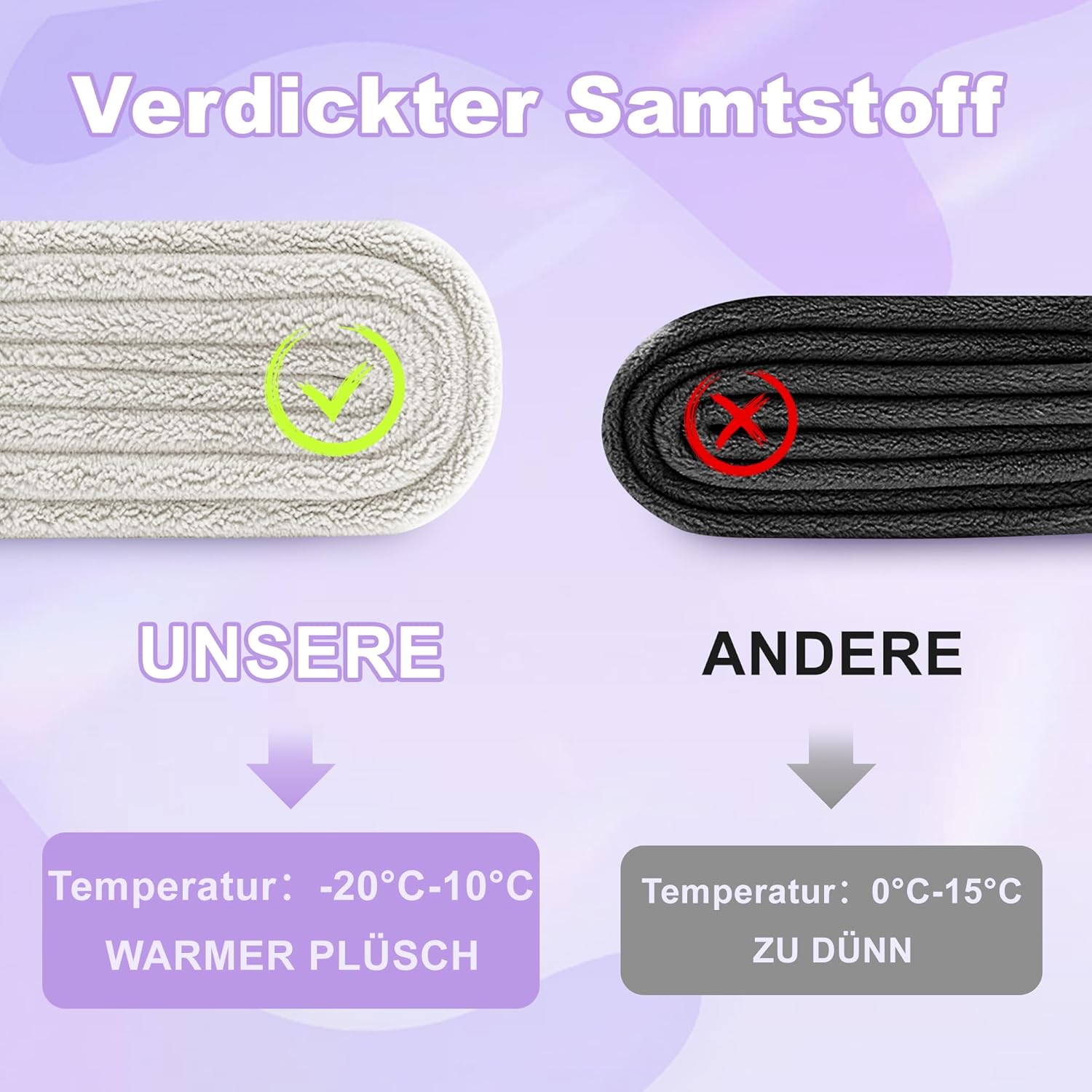 Detalle 2 de AMIYOYO Thermoleggings Mädchen Fleece 134