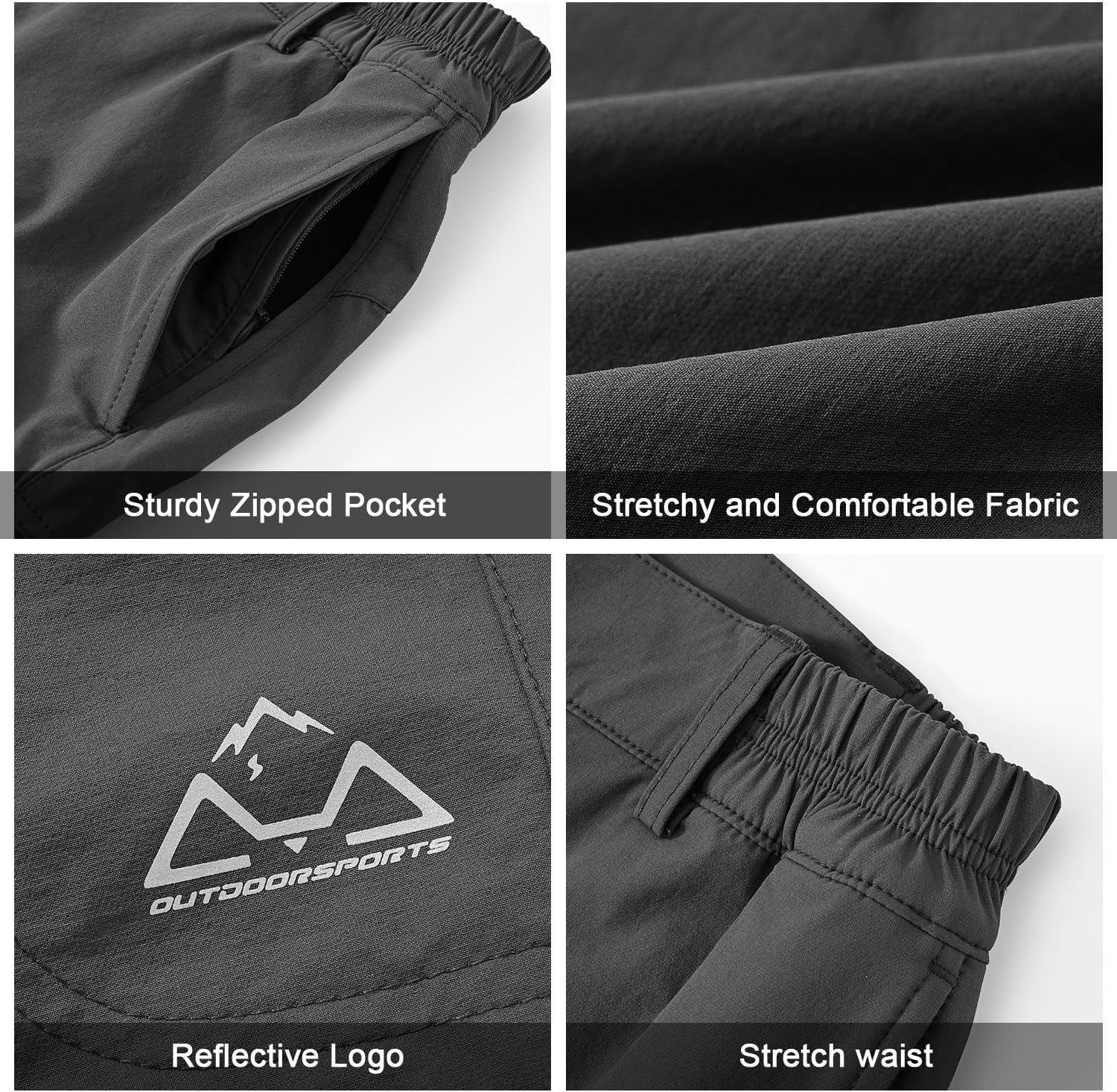 Thumbnail 5 de donhobo Women’s Walking & Hiking Cargo Shorts with Quick-Dry, Stretch Waist and UPF 30+