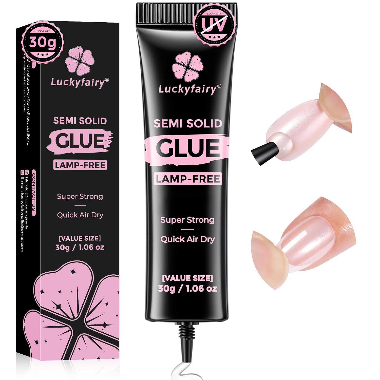 Detalle de Luckyfairy Nail Glue 30g