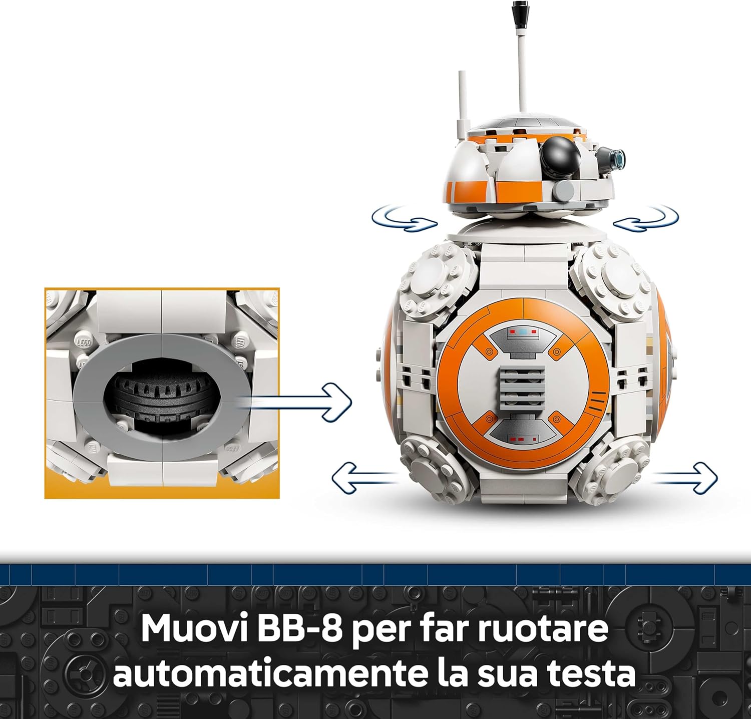 Thumbnail 2 de LEGO Star Wars 75452 BB-8 Droide Astromeccanico – Kit di Modellismo da Collezione