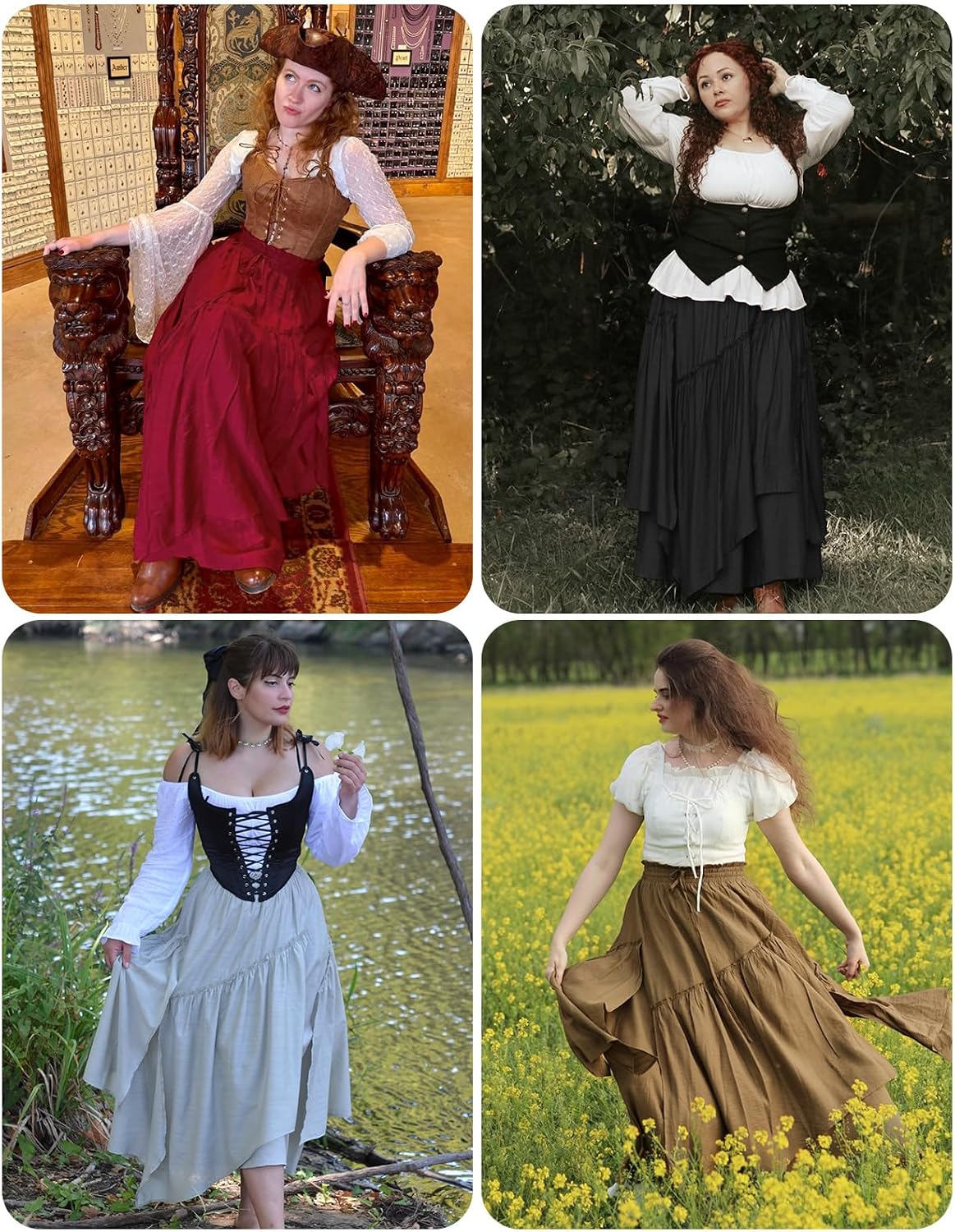 Detalle de SCARLRT Maxi Skirt in Crepe