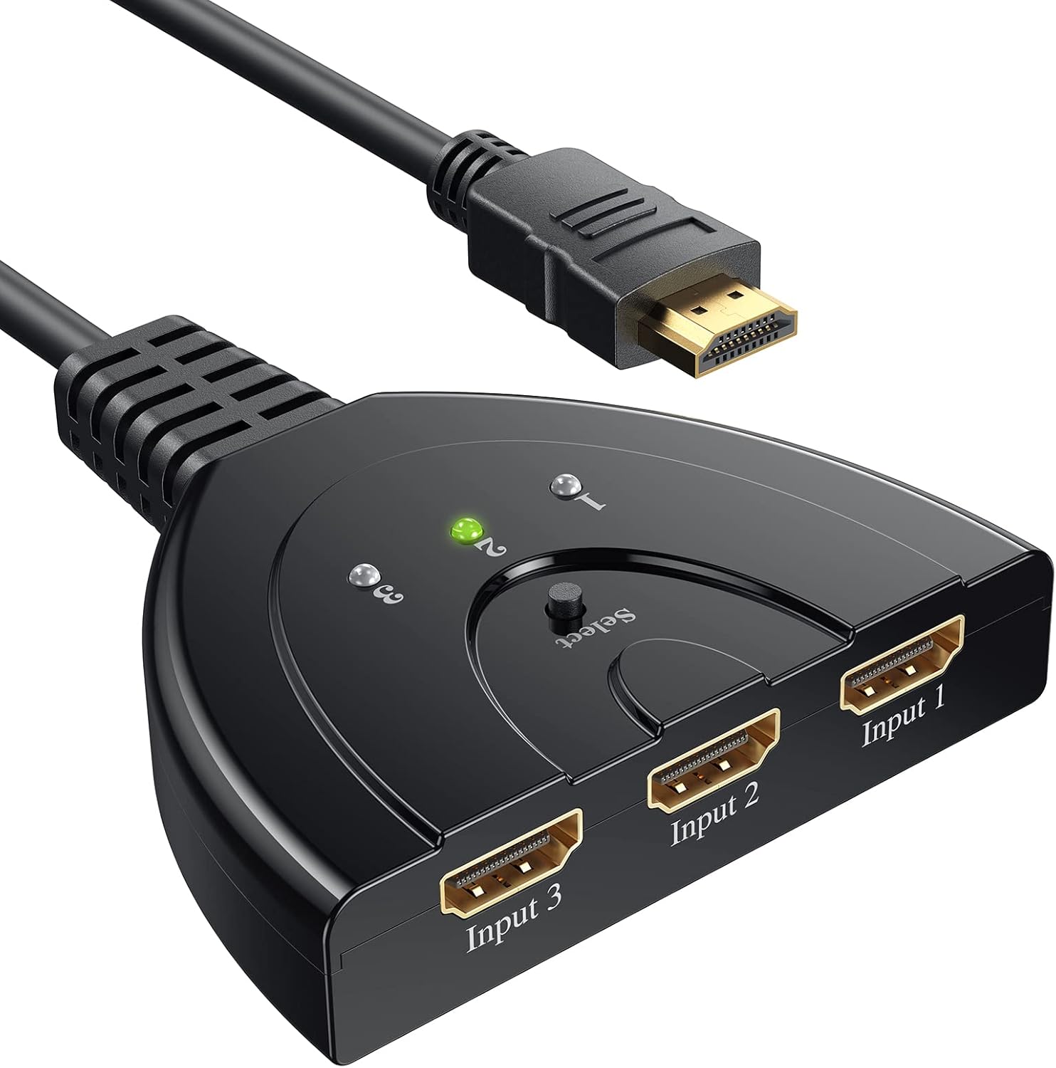 GANA HDMI Switch 3 in 1 per TV 1080p 📺